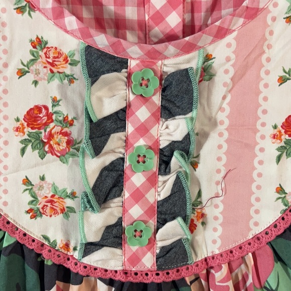 Matilda Jane All Abloom Dress flutter Roses NWT 6 - Picture 8 of 12